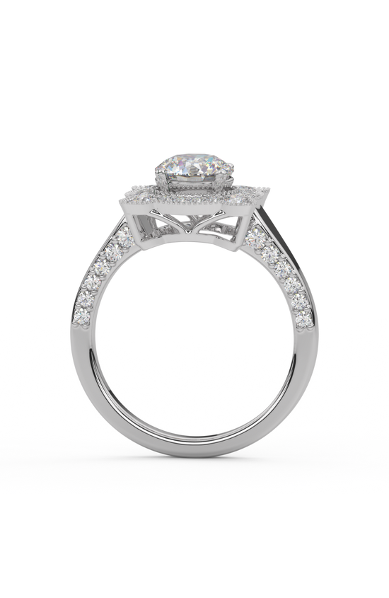 Stellar Halo Silver Ring