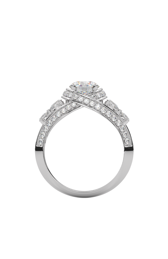 Mystical Halo Silver Ring