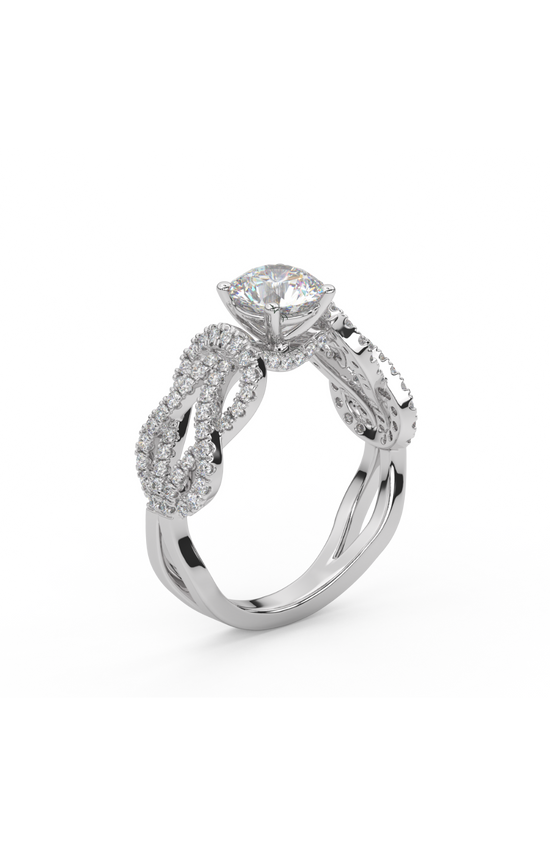 Radiant Eclipse Sterling Silver Ring