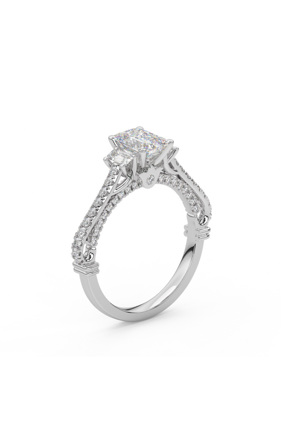 Tranquil Solitaire Sterling Silver Ring