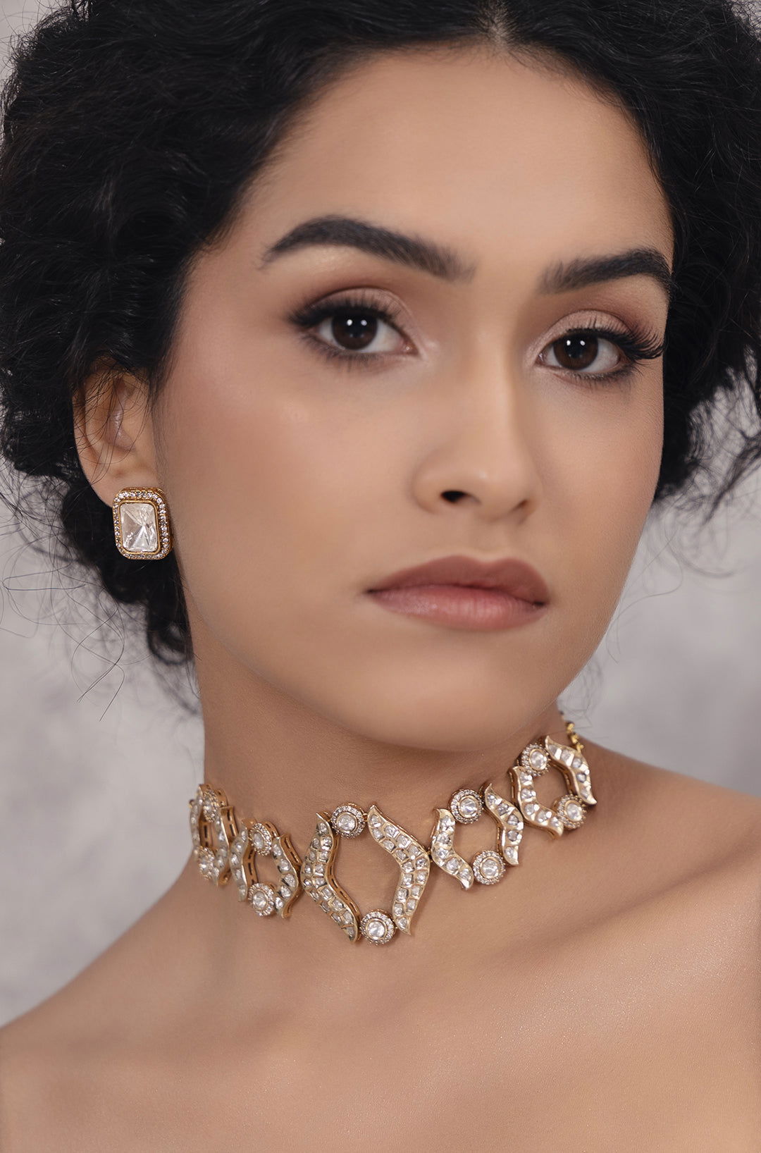 Classic Polki Choker - Joules by Radhika 