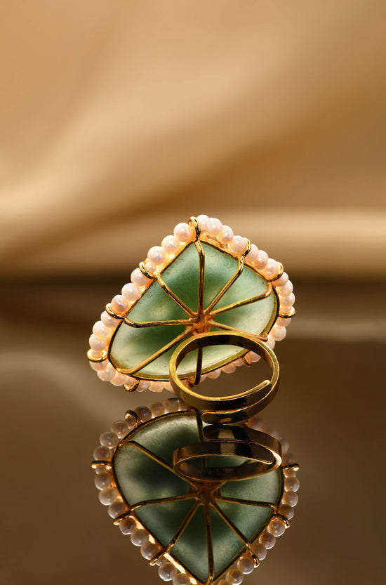 Dreamlike Pearl Ring - Joules by Radhika 