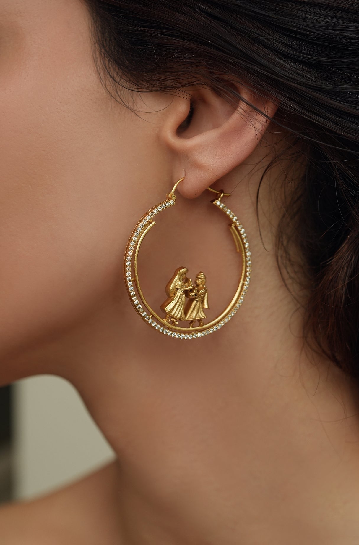 Duality Hoop Earrings - Joules by Radhika 