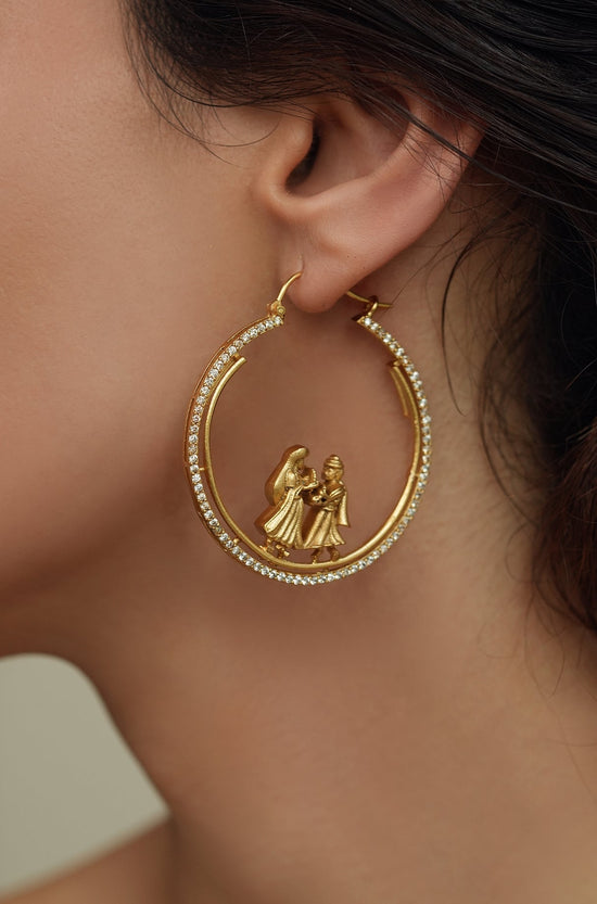 Duality Hoop Earrings - Joules by Radhika 