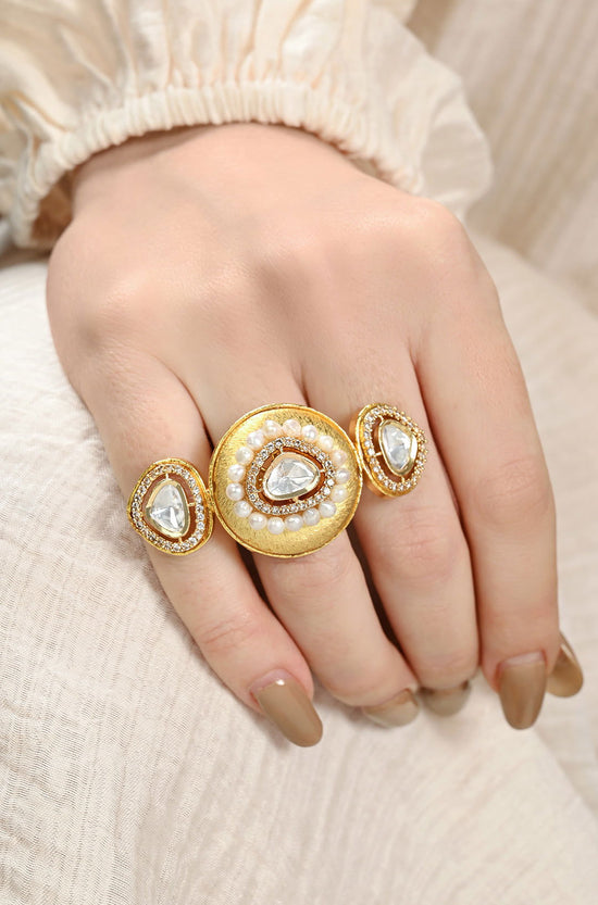 Ethereal Polki Ring - Joules by Radhika 