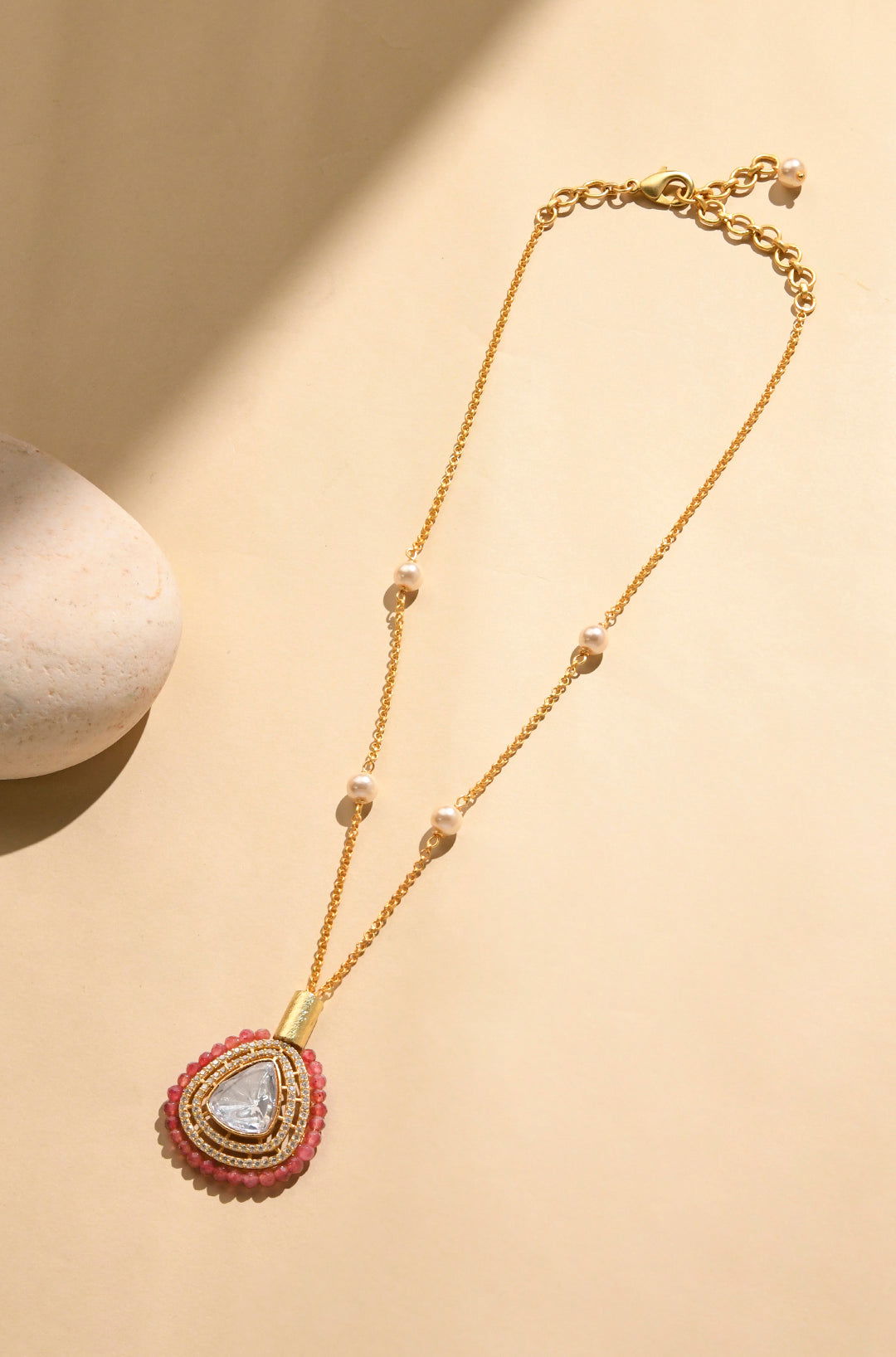 Grand Gold Necklace - Joules by Radhika 