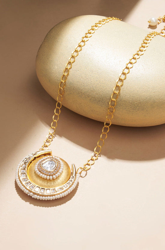 Illustrious Gold Necklace - Joules by Radhika 