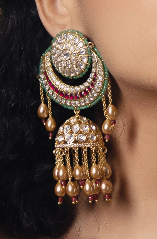 Shimmering Jhumka Earrings