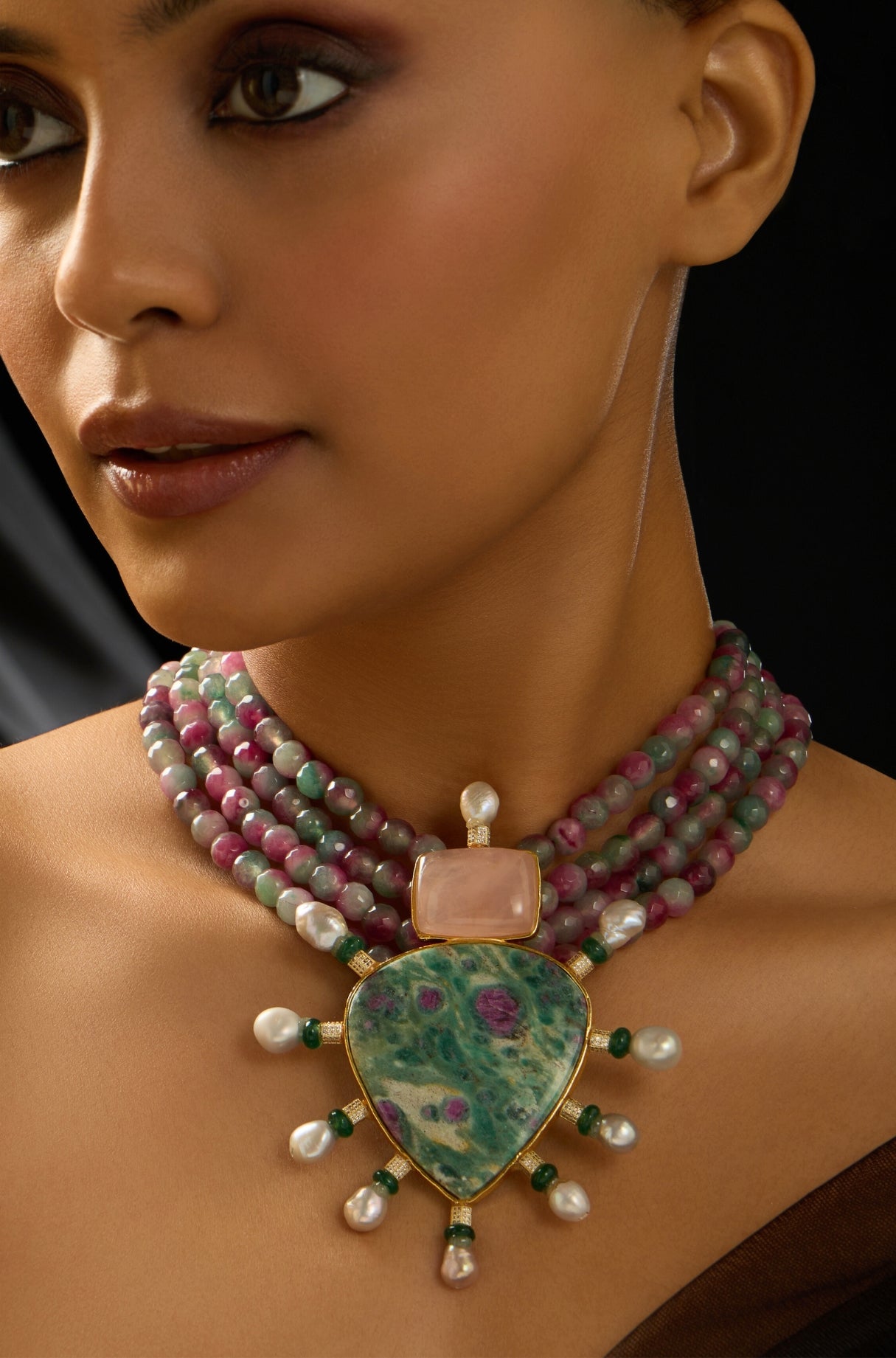 Vibrant Bead Statement Necklace