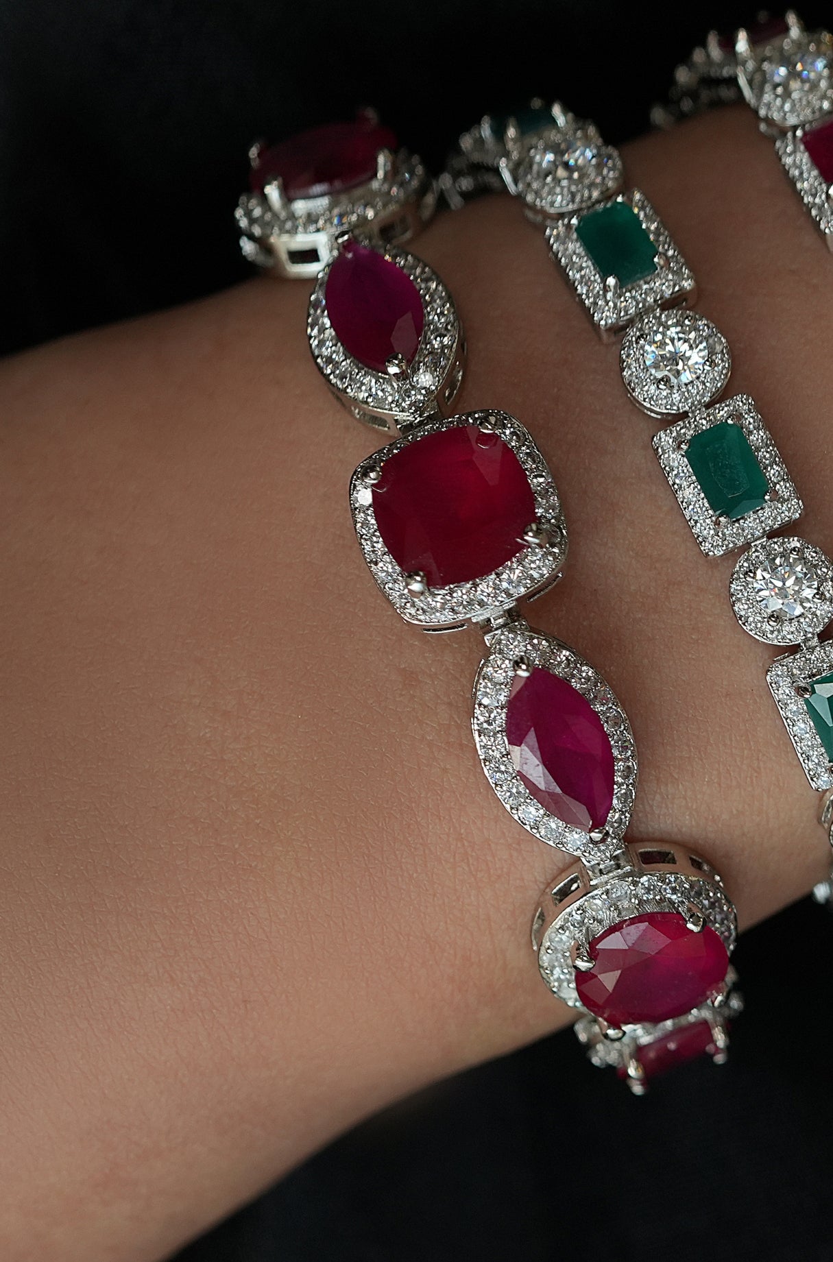 Ruby Diamond Luxe Bracelet