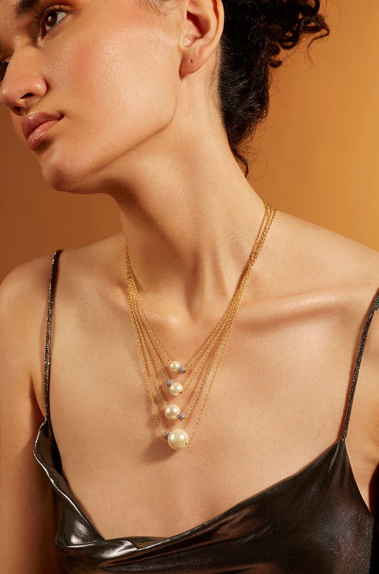 Multi-Layer Pearl Necklace - Joules by Radhika 