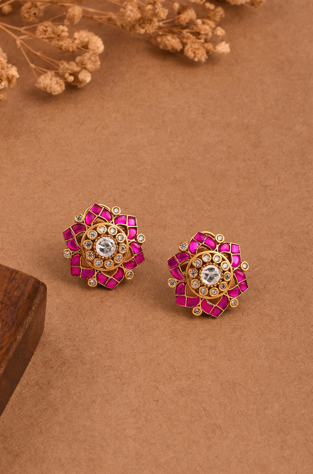 Blush Star Stud Earrings