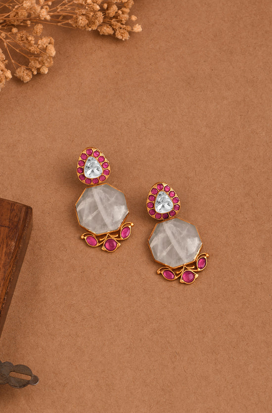 Blush Harmony Drop Earrings