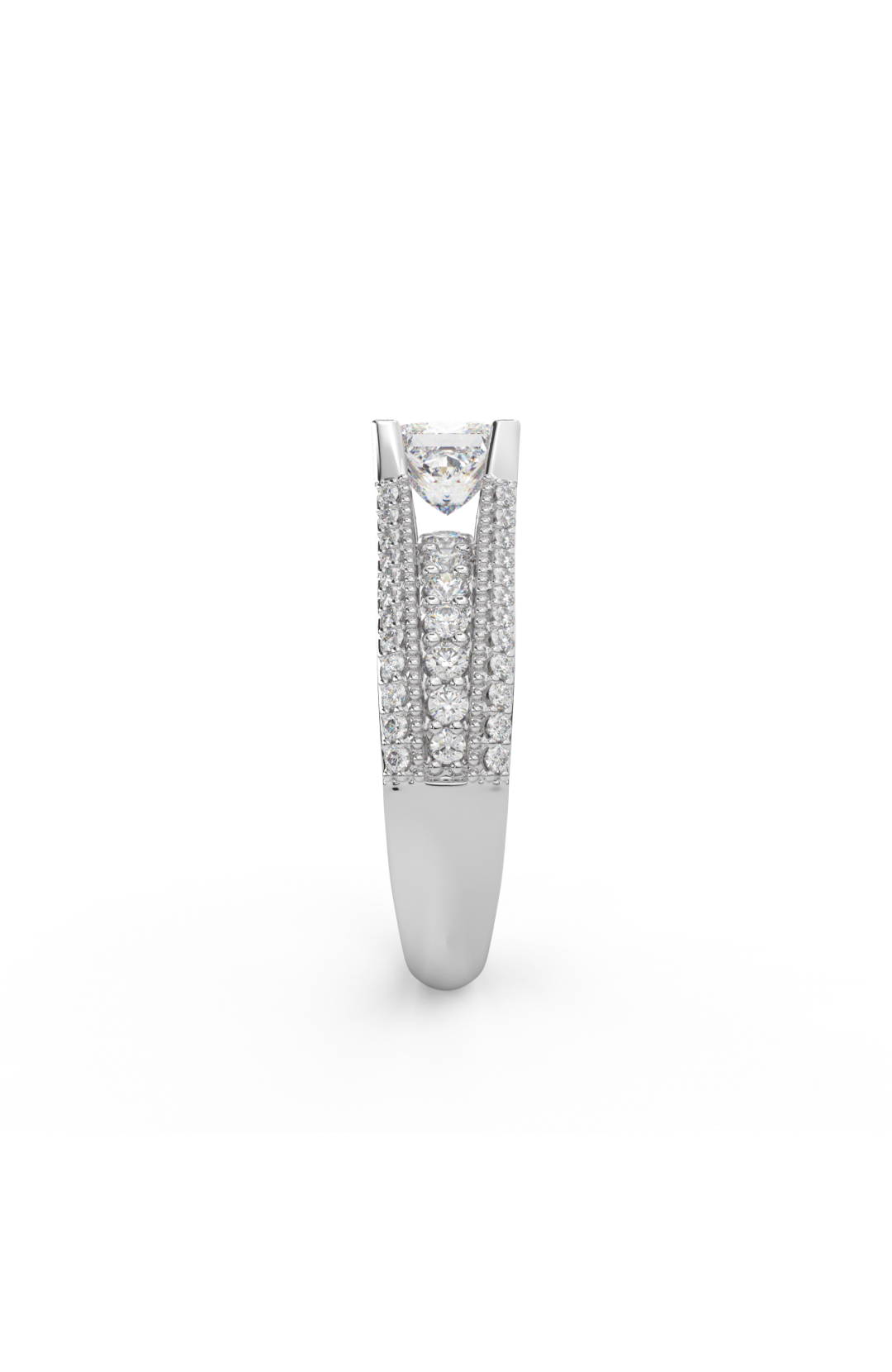 Seraphic Whisper Silver Ring