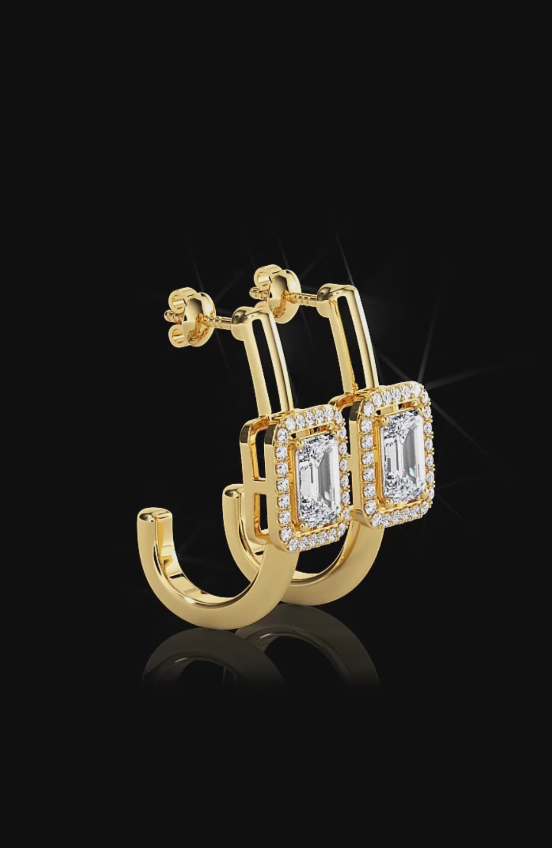 Load and play video in Gallery viewer, Opulent Tranquility Earrings
